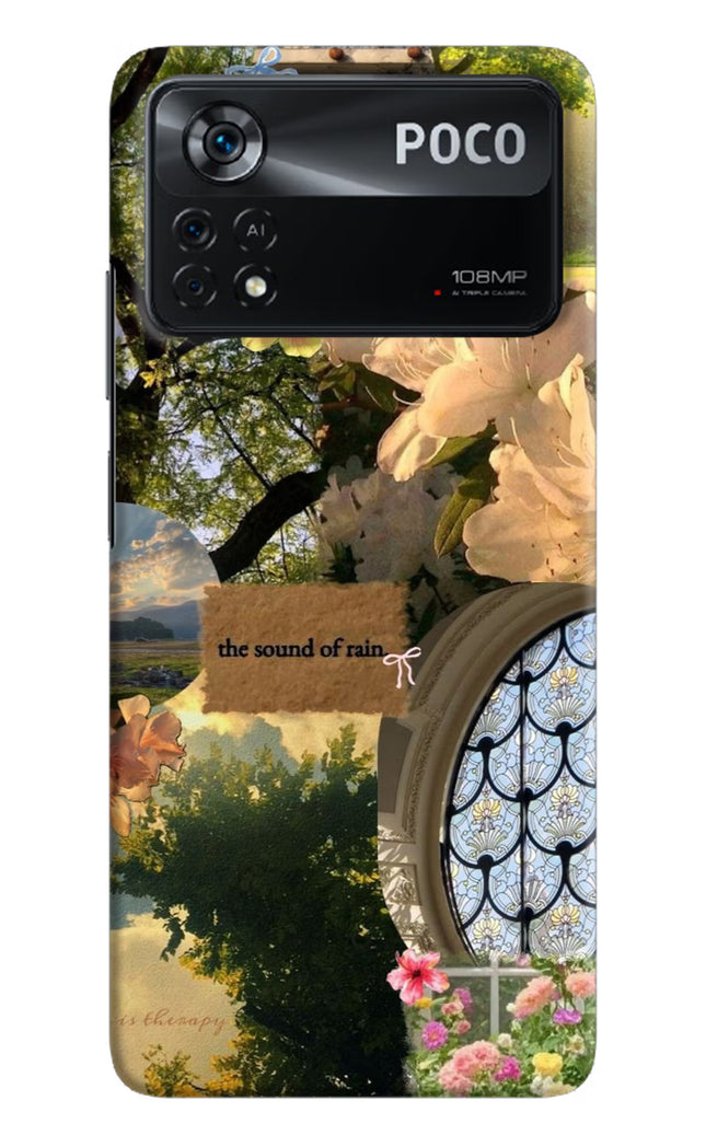 Rain Poco X4 Pro Hard Case Back Cover by Casekaro