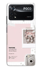 Pantone Asthetic Poco X4 Pro Hard Case Back Cover by Casekaro