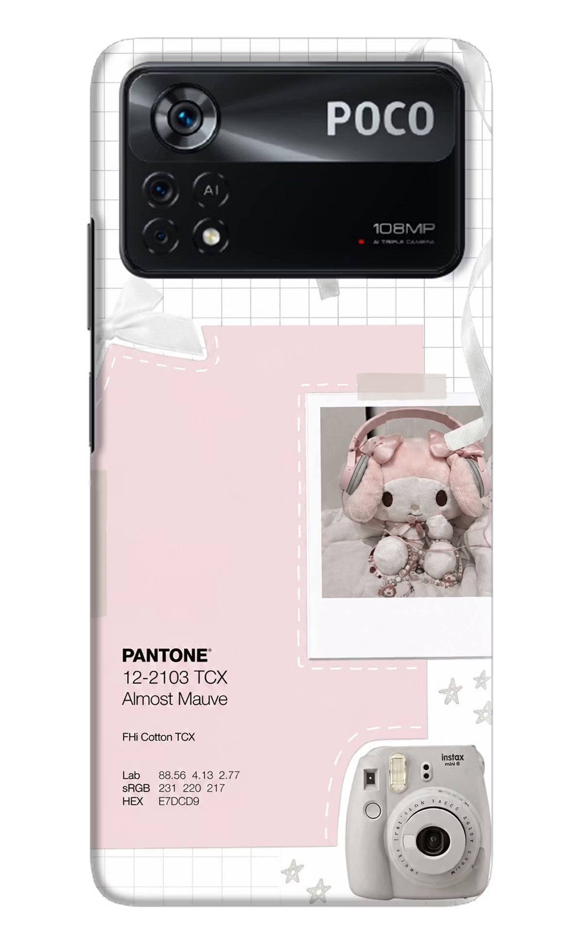 Pantone Asthetic Poco X4 Pro Back Cover