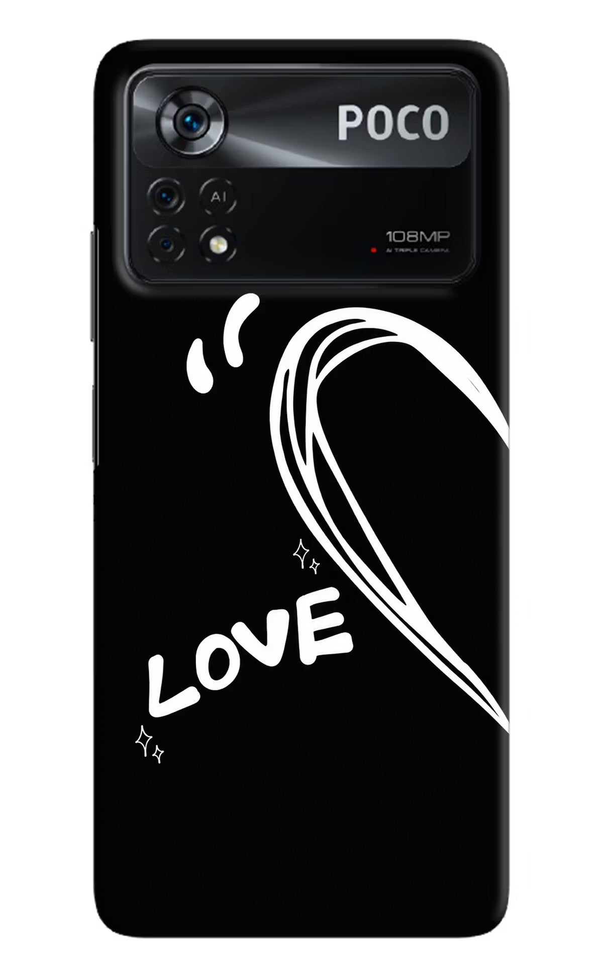 Love Line Poco X4 Pro Back Cover