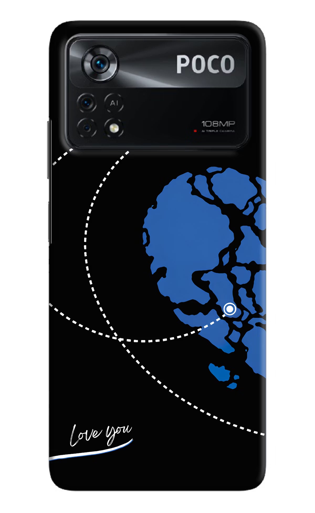 Love Orbit Poco X4 Pro Back Cover