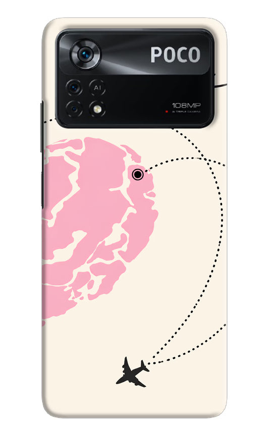Miss Orbit Poco X4 Pro Hard Case Back Cover by Casekaro