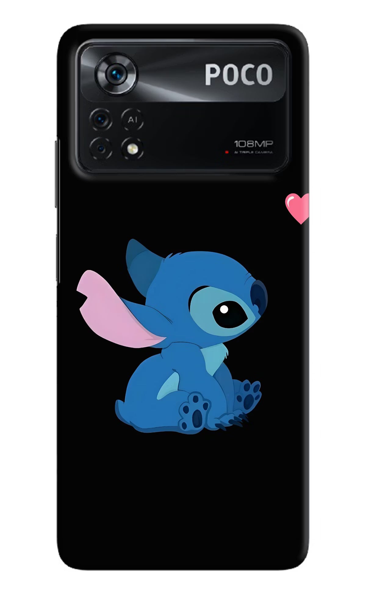 Stitch Crush Poco X4 Pro Back Cover
