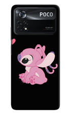 Angel Crush Poco X4 Pro Hard Case Back Cover by Casekaro