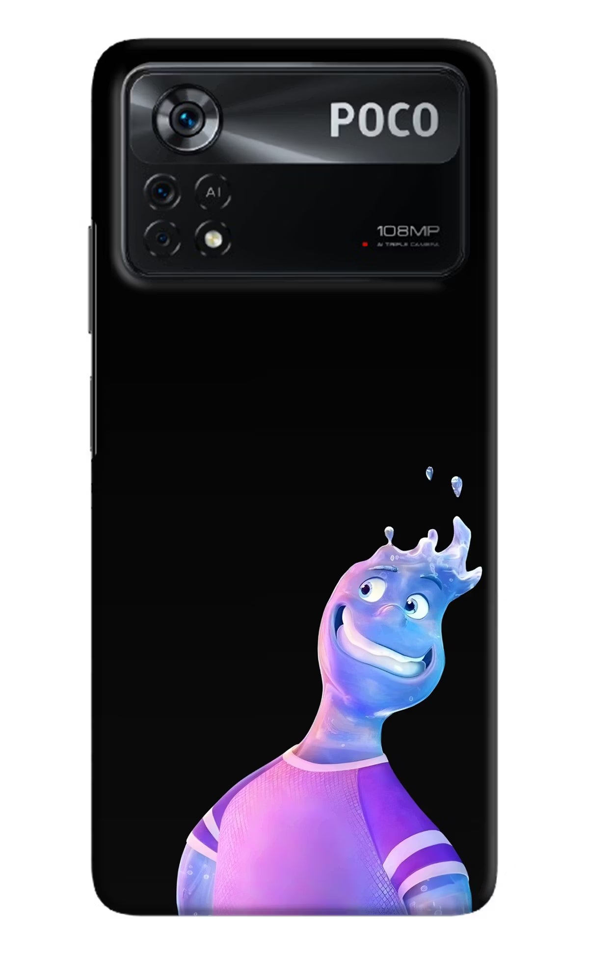 Wade Wave Poco X4 Pro Hard Case Back Cover by Casekaro