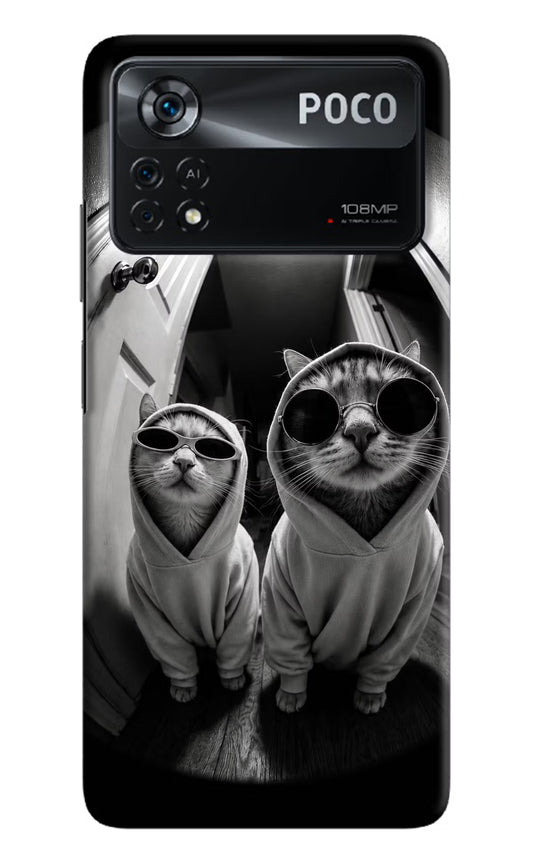 Hood Cats Poco X4 Pro Hard Case Back Cover by Casekaro