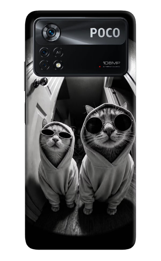 Hood Cats Poco X4 Pro Hard Case Back Cover by Casekaro