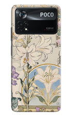 White Lily Poco X4 Pro Back Cover