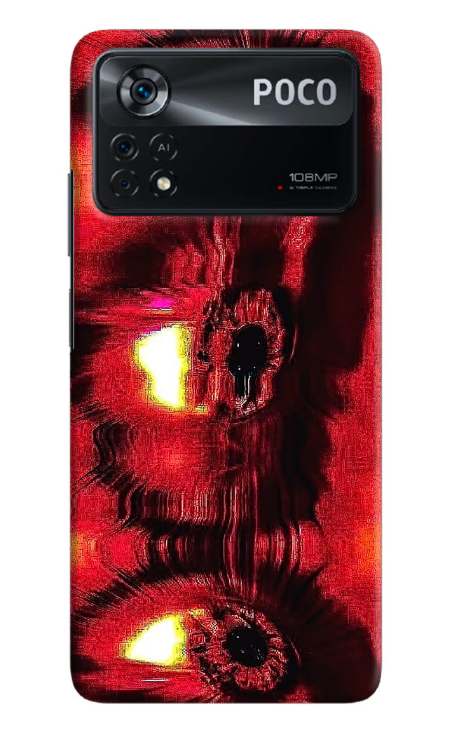 Fire Eye Poco X4 Pro Hard Case Back Cover by Casekaro