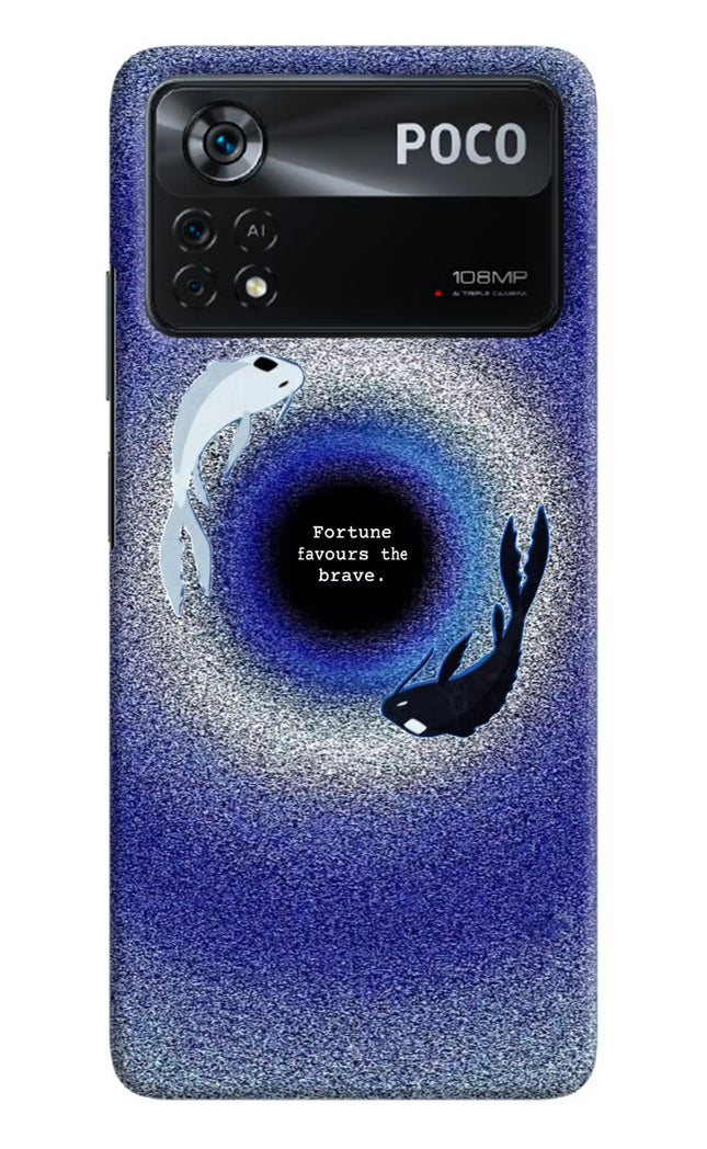 Dark Koi Poco X4 Pro Hard Case Back Cover by Casekaro