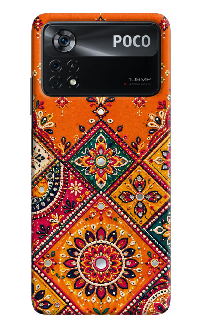 Kutch Glow Poco X4 Pro Hard Case Back Cover by Casekaro