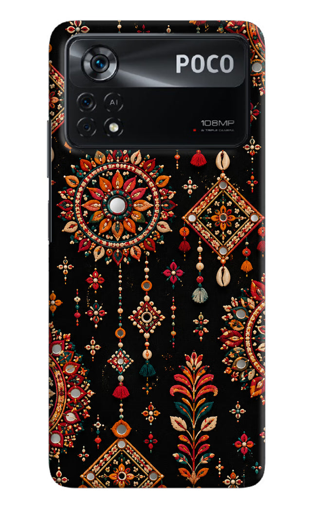 Boho Noir Poco X4 Pro Hard Case Back Cover by Casekaro