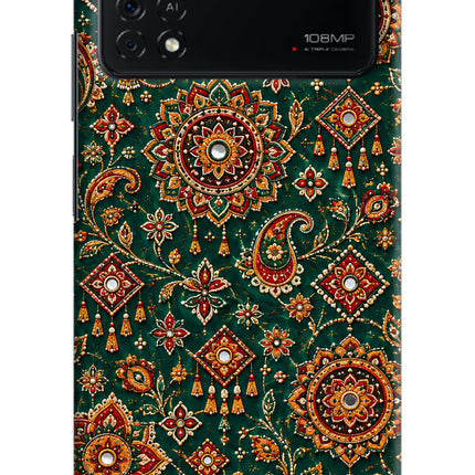 Green Pataka Poco X4 Pro Back Cover
