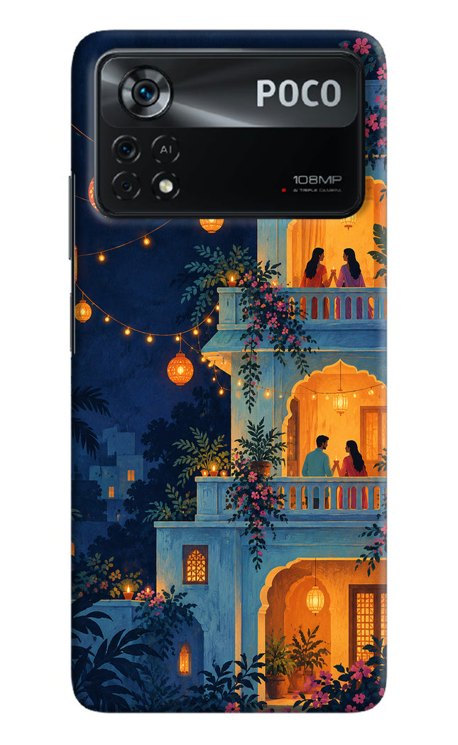 Balcony Glow Poco X4 Pro Back Cover
