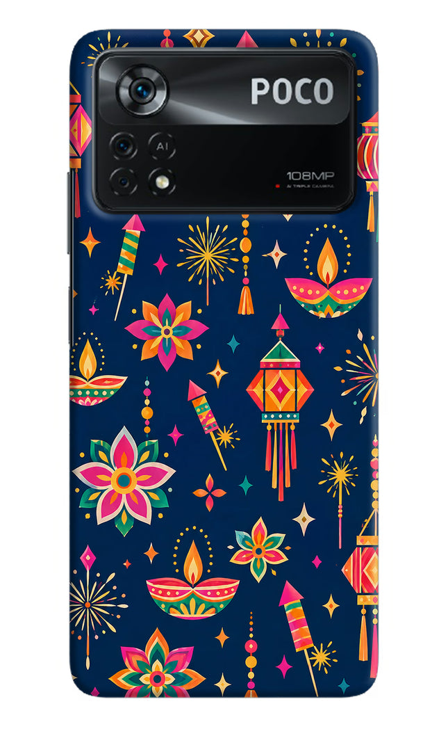 Festive Pop Poco X4 Pro Back Cover