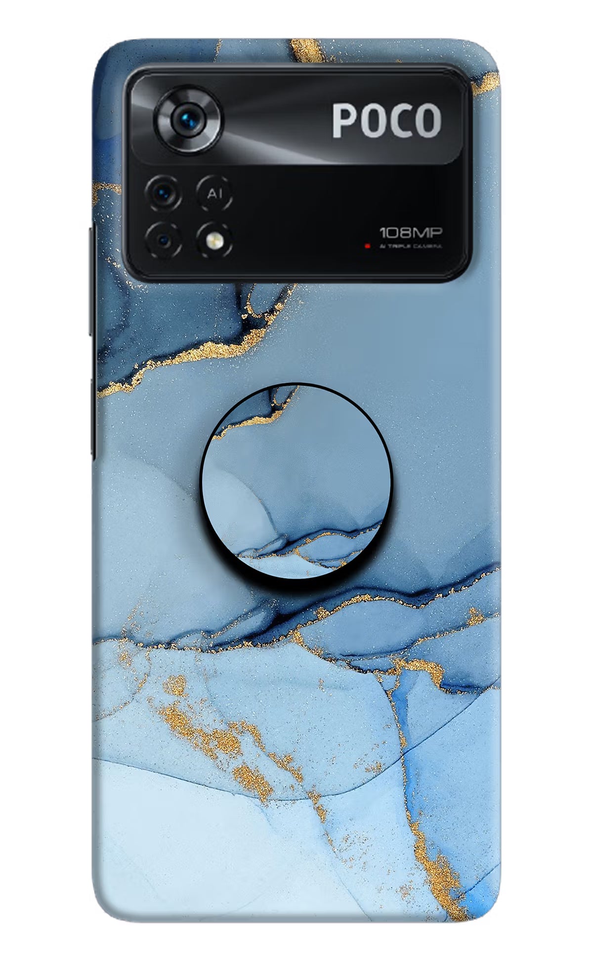 Blue Marble Poco X4 Pro Pop Case by Casekaro