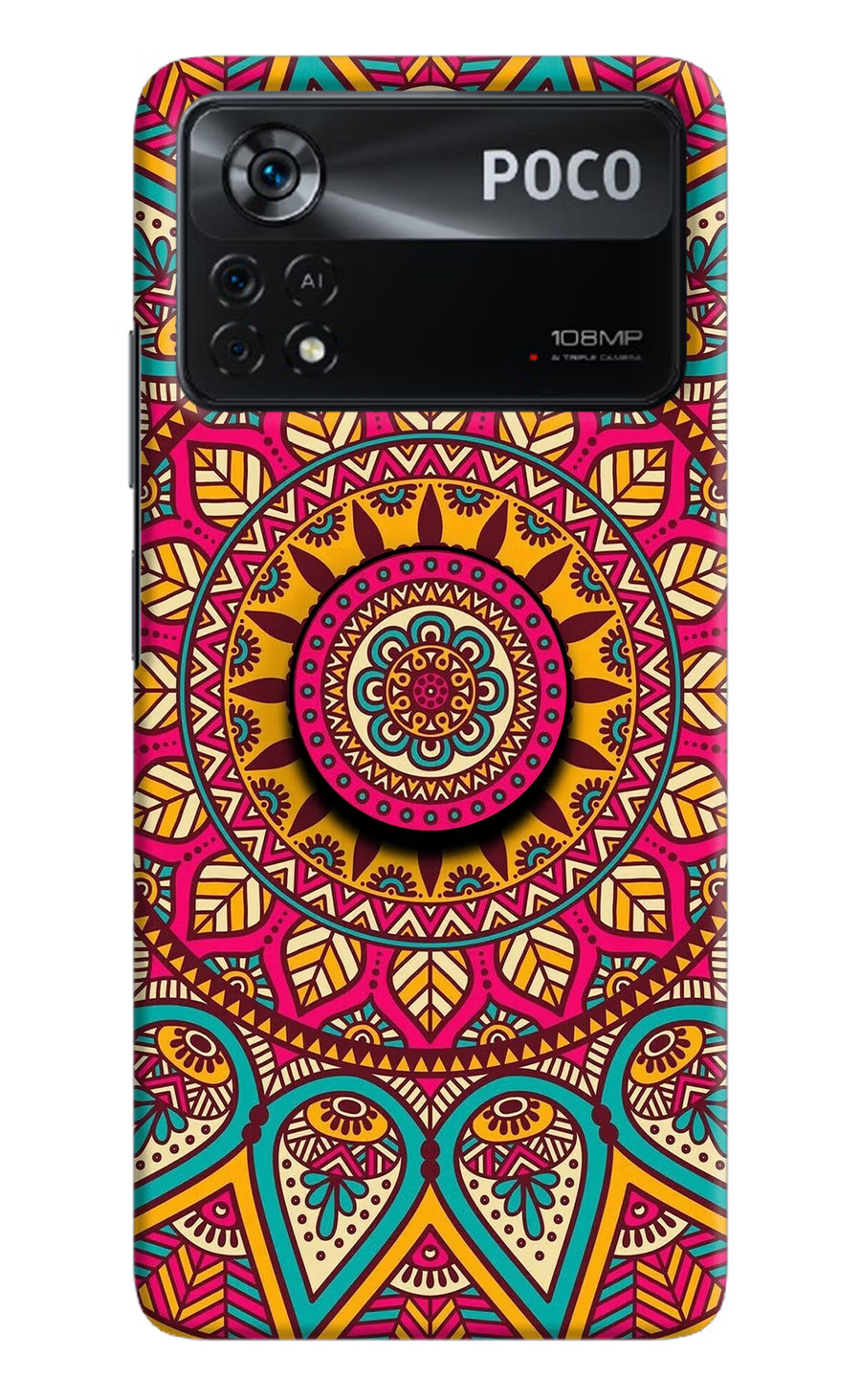 Mandala Poco X4 Pro Pop Case, Hard case
