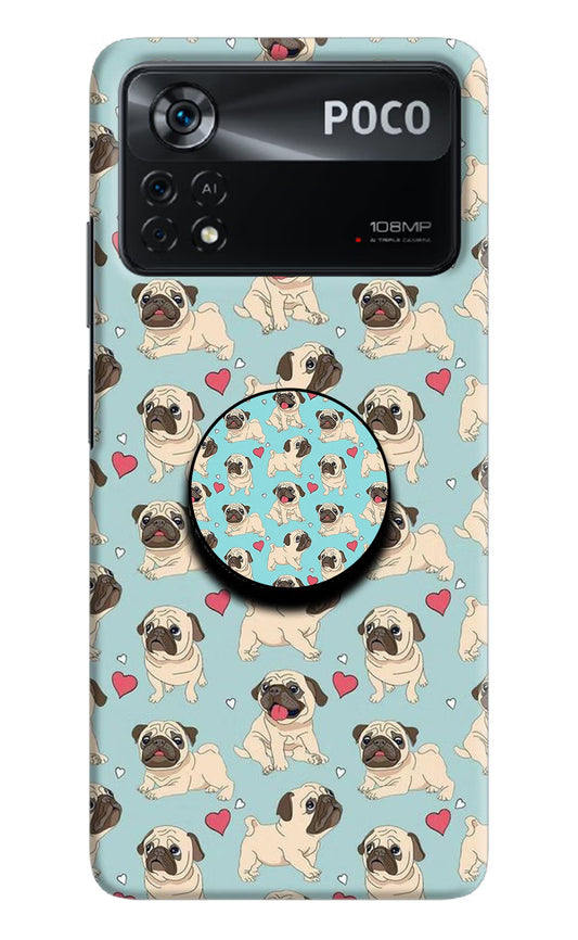 Pug Dog Poco X4 Pro Pop Case by Casekaro