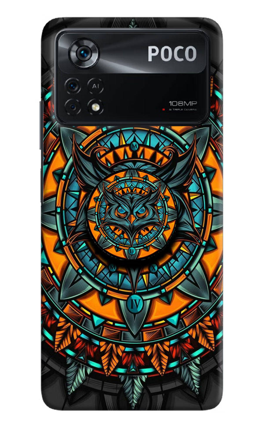 Angry Owl Poco X4 Pro Pop Case, Hard case