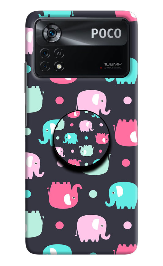 Baby Elephants Poco X4 Pro Pop Case by Casekaro