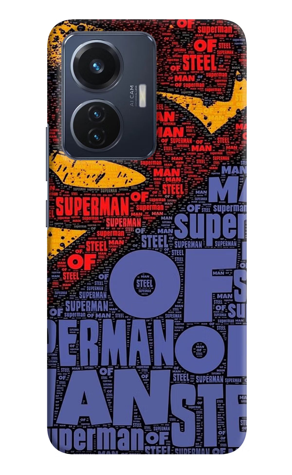 Superman Vivo T1 44W Hard Case Back Cover by Casekaro