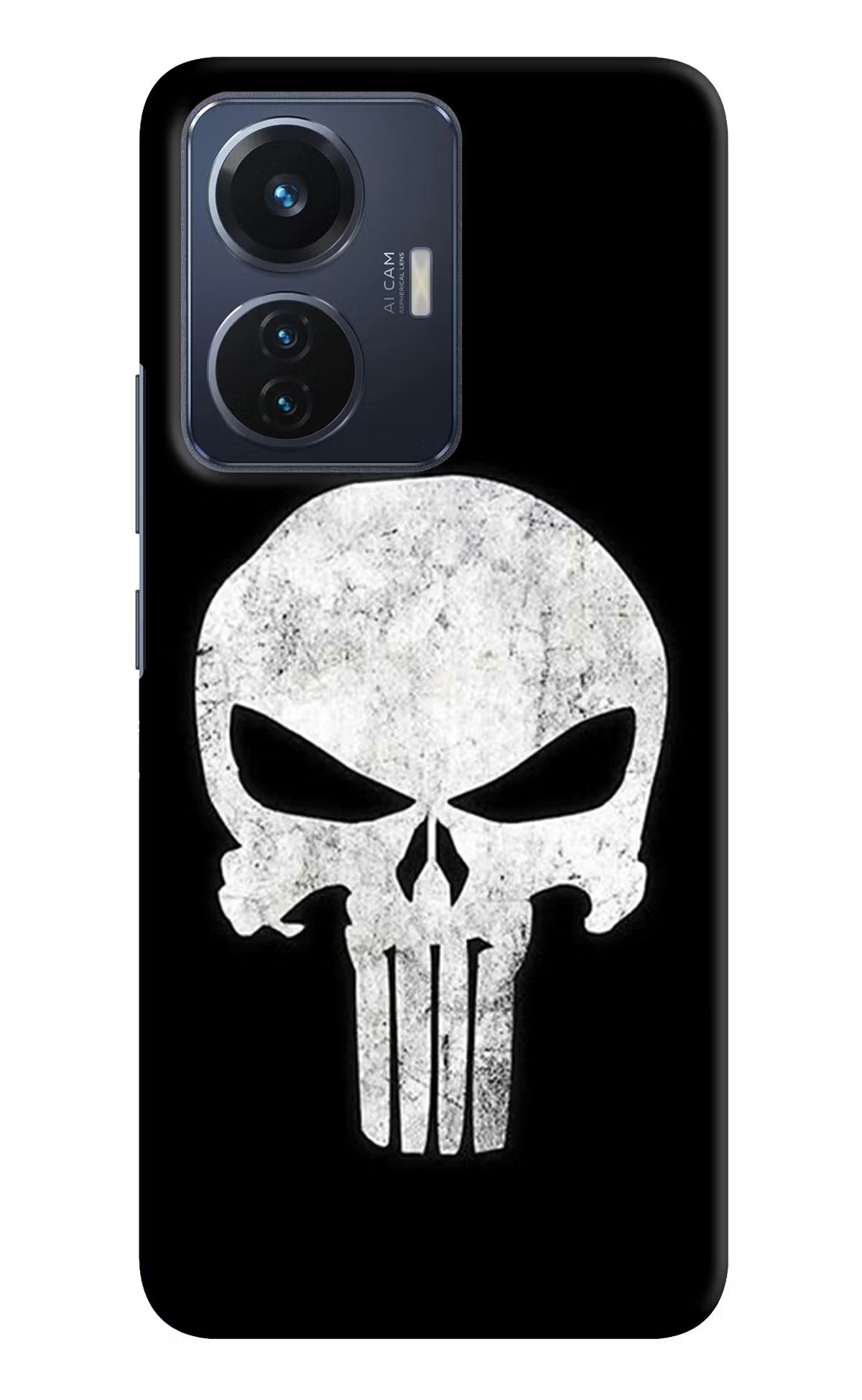 Punisher Skull Vivo T1 44W Hard Case Back Cover by Casekaro