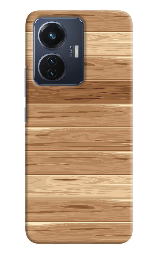Wooden Vector Vivo T1 44W Hard Case Back Cover by Casekaro