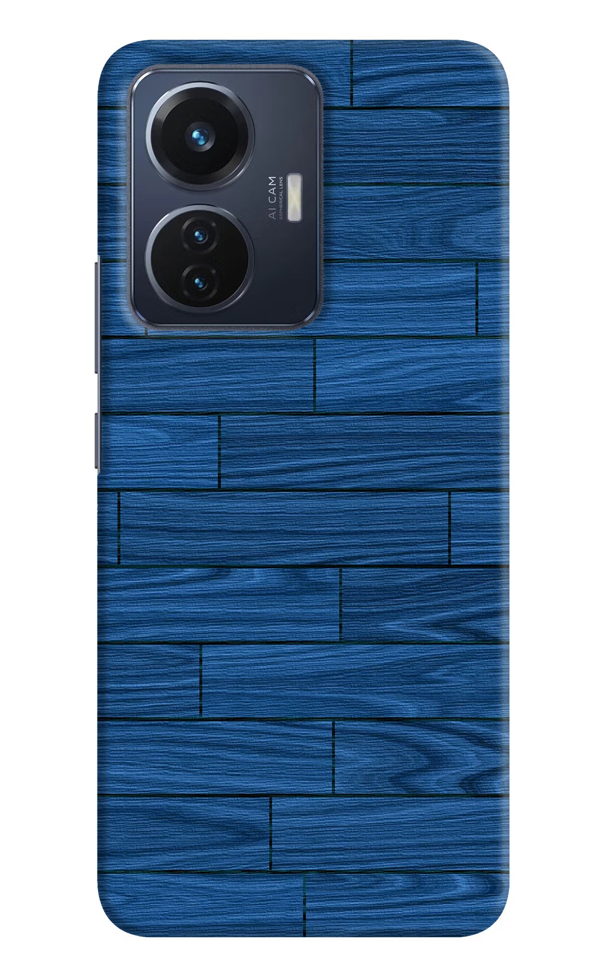 Wooden Texture Vivo T1 44W Hard Case Back Cover by Casekaro
