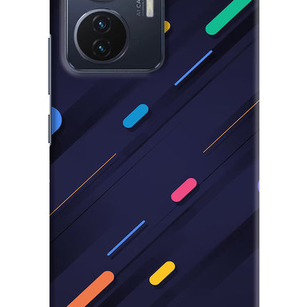 Abstract Design Vivo T1 44W Hard Case Back Cover by Casekaro