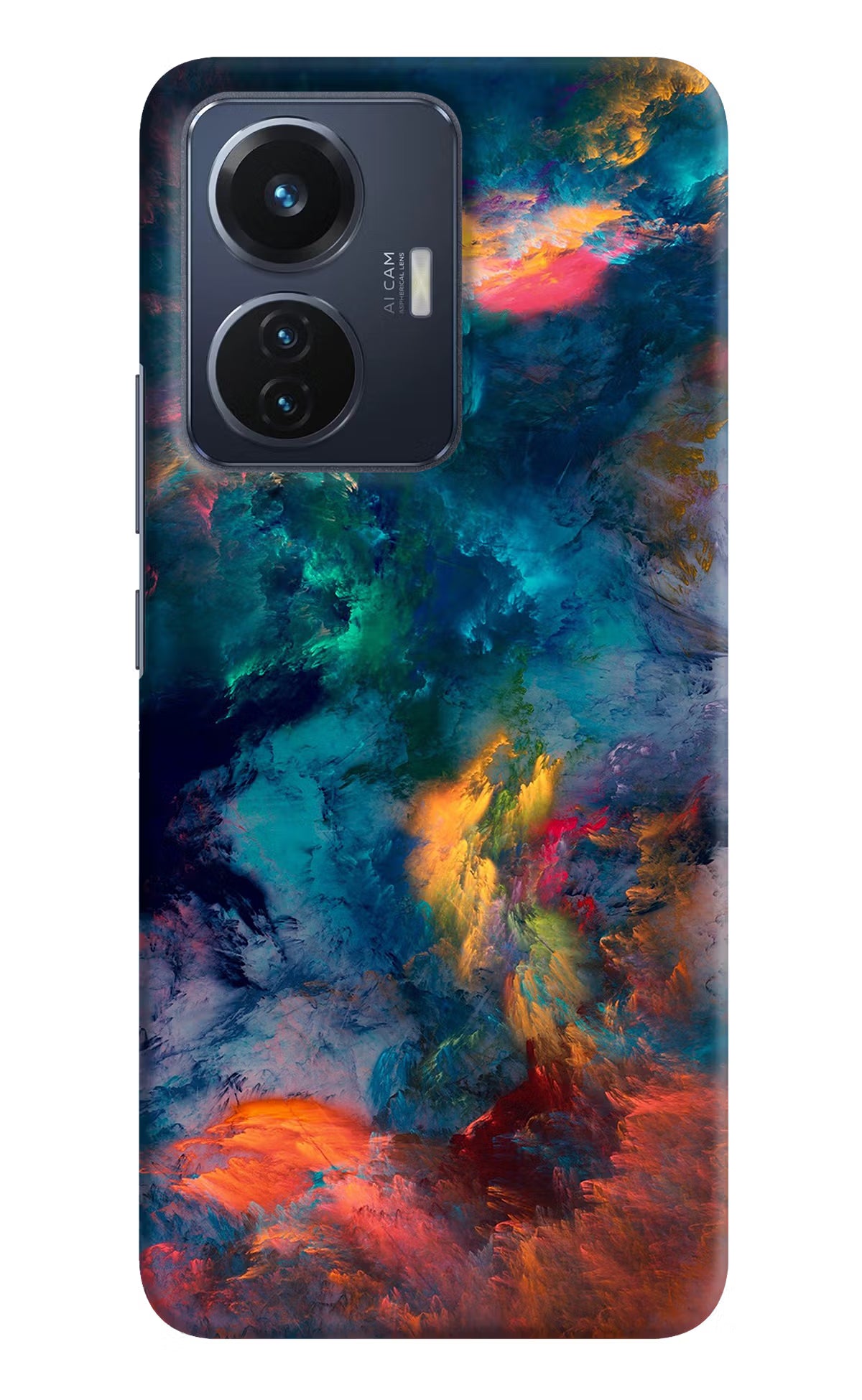 Artwork Paint Vivo T1 44W Hard Case Back Cover by Casekaro