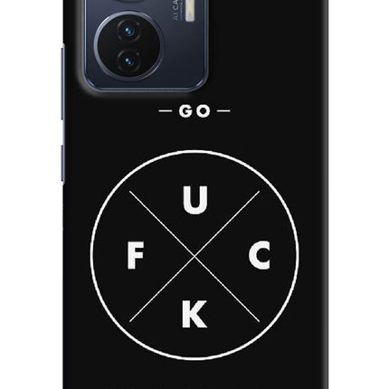 Go Fuck Yourself Vivo T1 44W Hard Case Back Cover by Casekaro