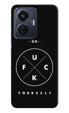 Go Fuck Yourself Vivo T1 44W Hard Case Back Cover by Casekaro