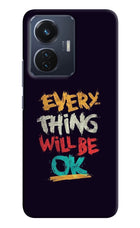 Everything Will Be Ok Vivo T1 44W Hard Case Back Cover by Casekaro