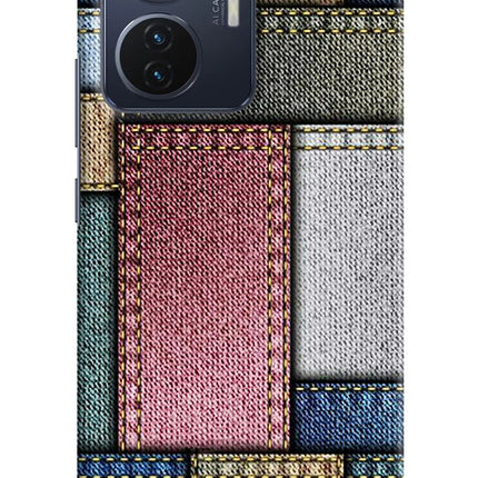 Multicolor Jeans Vivo T1 44W Hard Case Back Cover by Casekaro