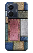 Multicolor Jeans Vivo T1 44W Hard Case Back Cover by Casekaro