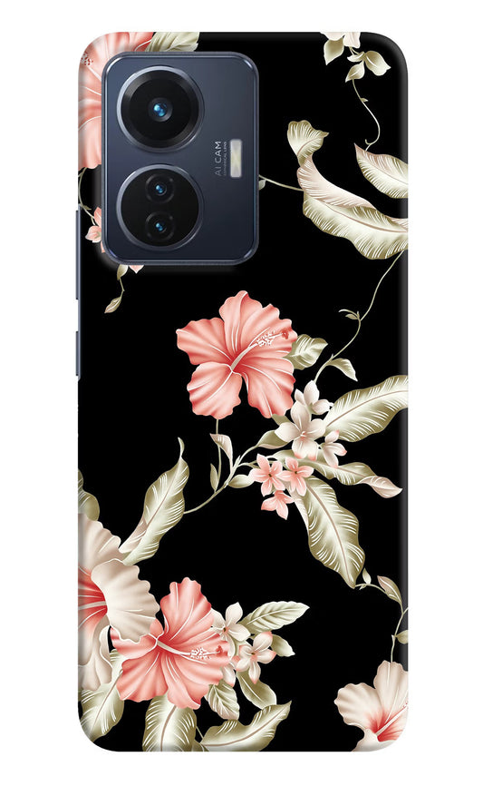 Flowers Vivo T1 44W Hard Case Back Cover by Casekaro