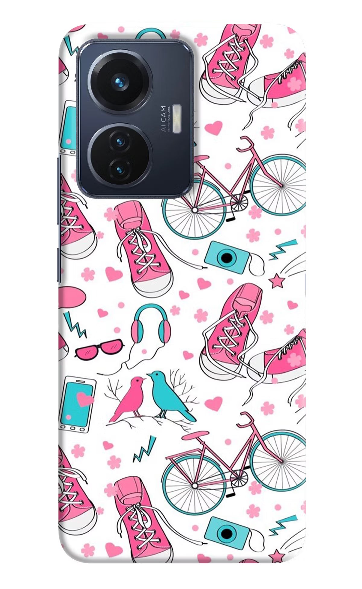 Artwork Vivo T1 44W Hard Case Back Cover by Casekaro