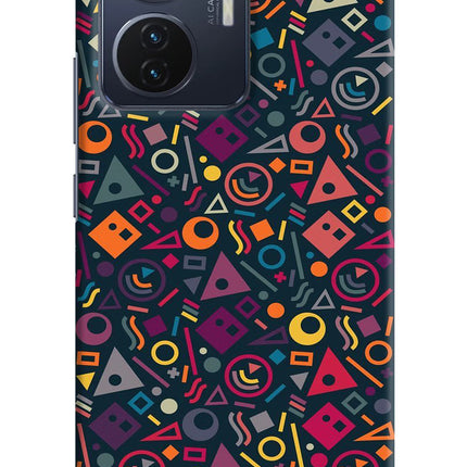 Geometric Abstract Vivo T1 44W Hard Case Back Cover by Casekaro