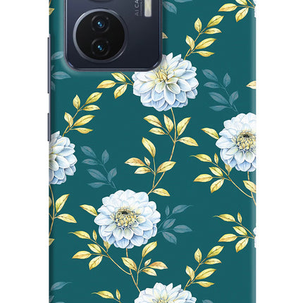 Flowers Vivo T1 44W Hard Case Back Cover by Casekaro