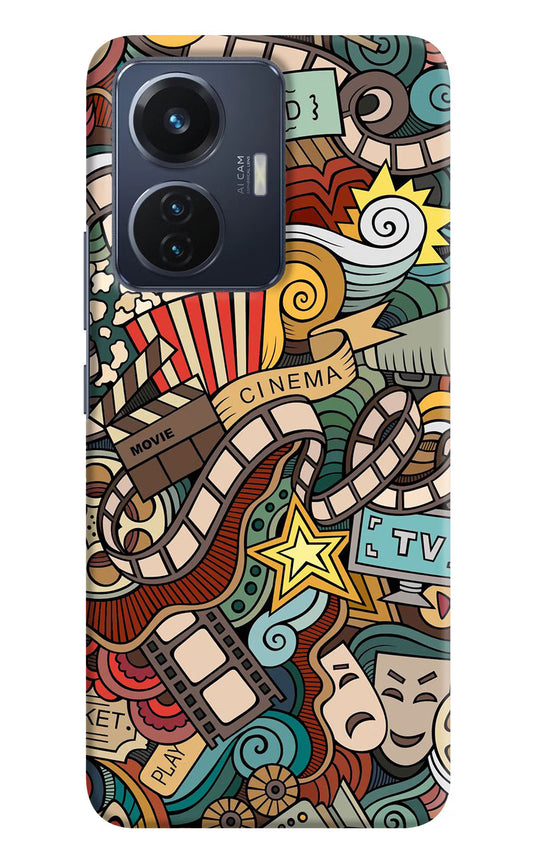 Cinema Abstract Vivo T1 44W Hard Case Back Cover by Casekaro