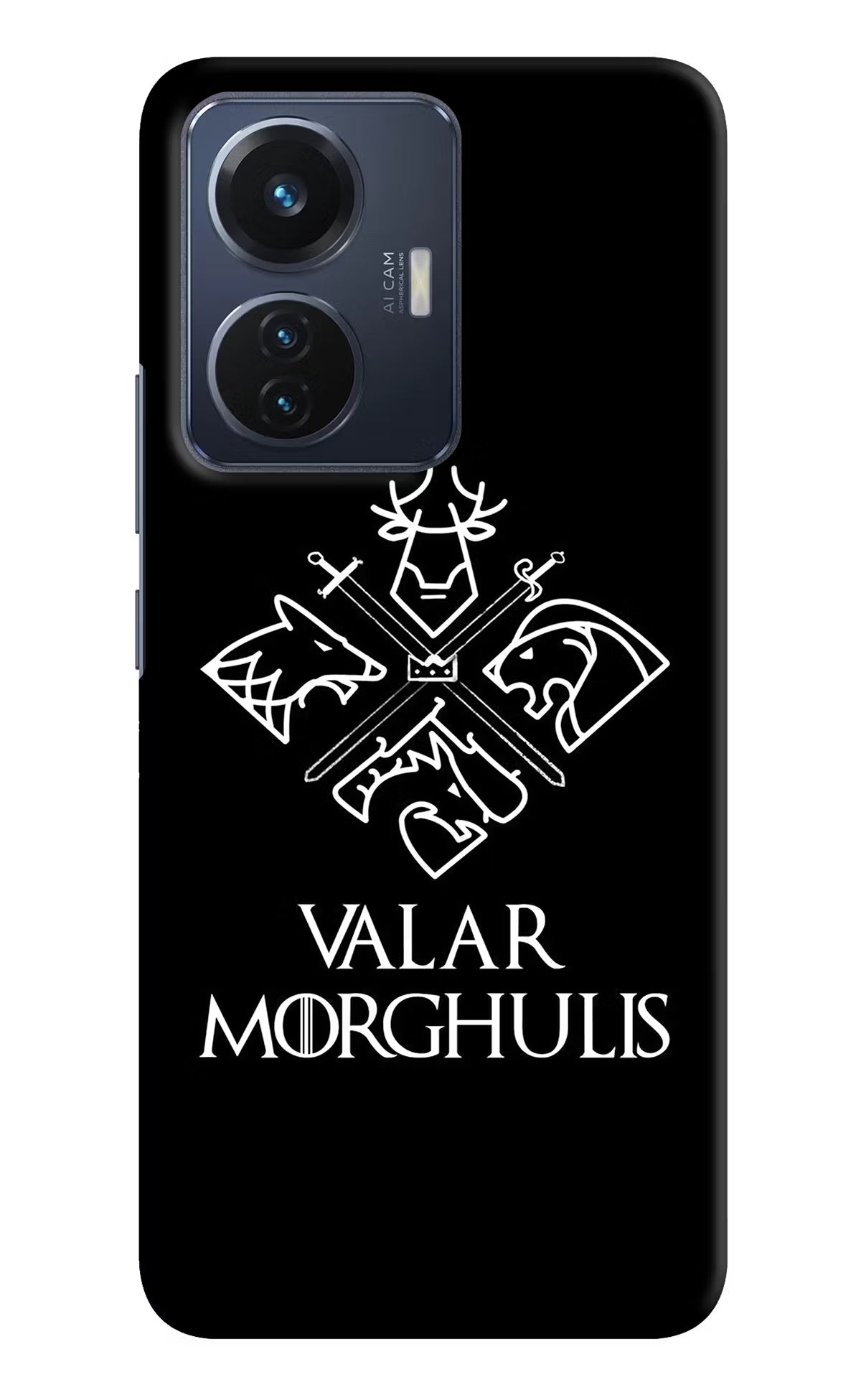Valar Morghulis | Game Of Thrones Vivo T1 44W Hard Case Back Cover by Casekaro