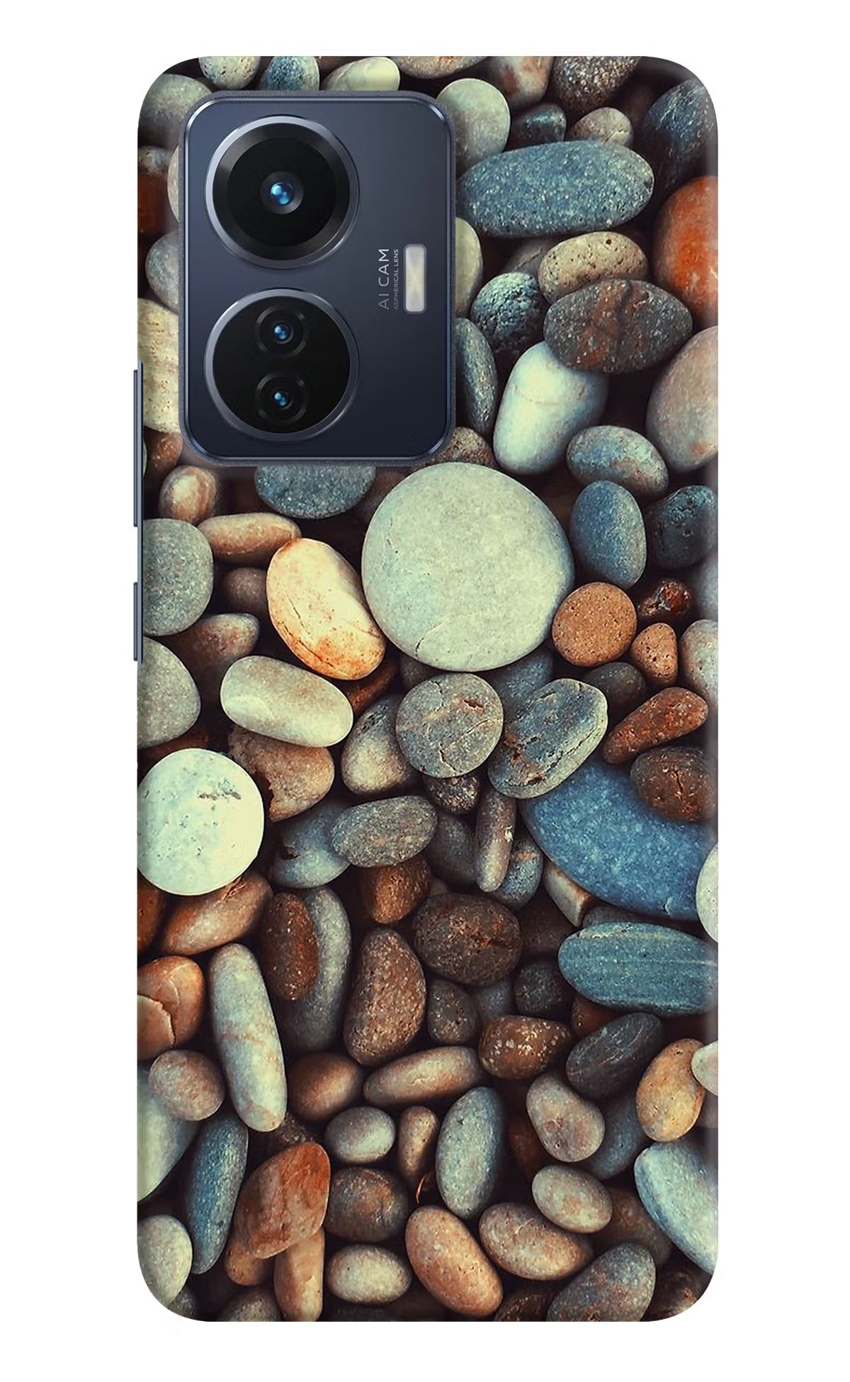 Pebble Vivo T1 44W Hard Case Back Cover by Casekaro