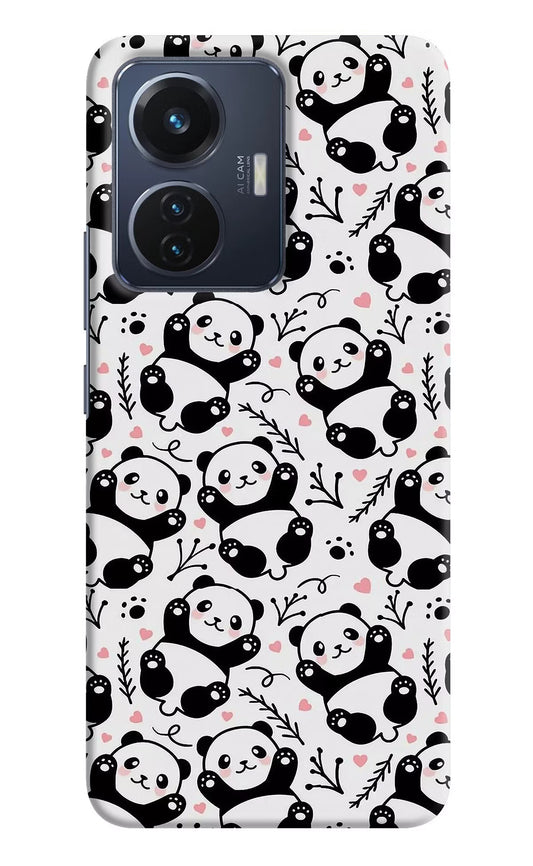 Cute Panda Vivo T1 44W Hard Case Back Cover by Casekaro