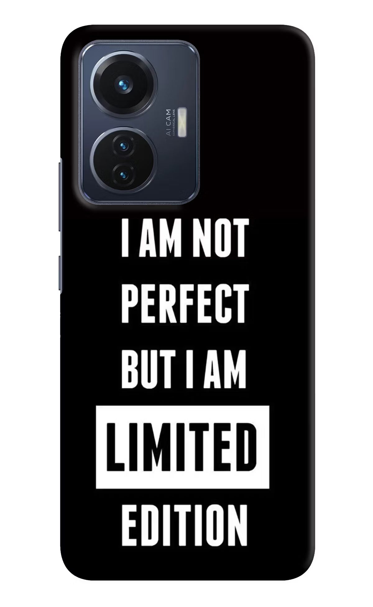 I Am Not Perfect But I Am Limited Edition Vivo T1 44W Hard Case Back Cover by Casekaro