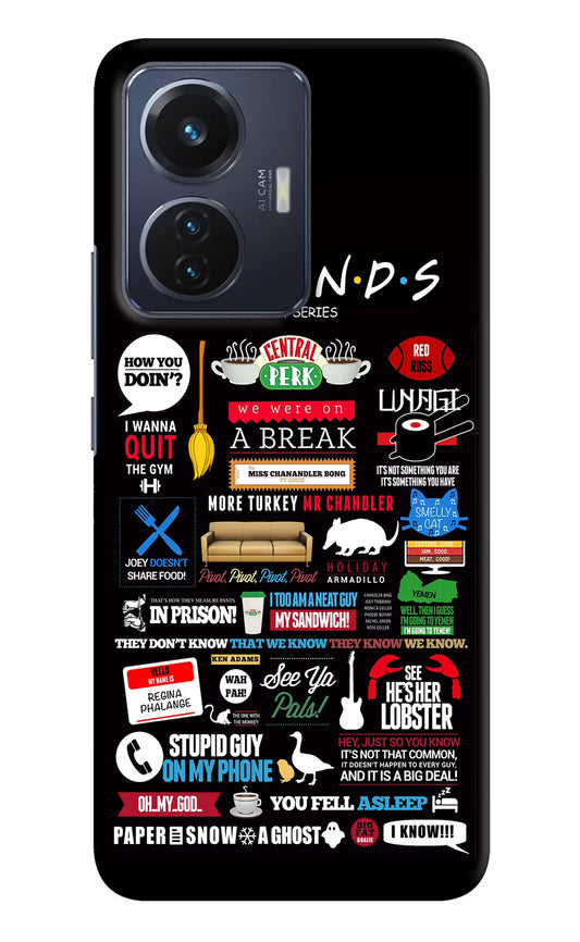FRIENDS Vivo T1 44W Hard Case Back Cover by Casekaro