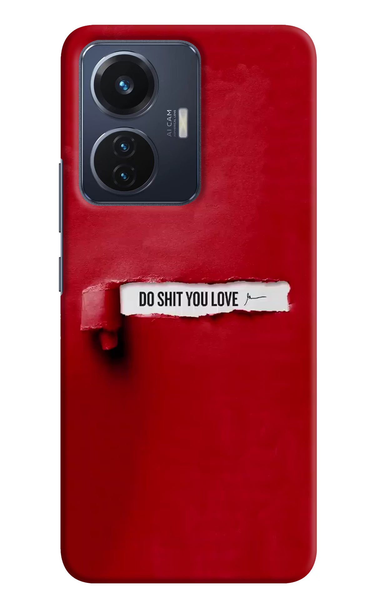 Do Shit You Love Vivo T1 44W Hard Case Back Cover by Casekaro