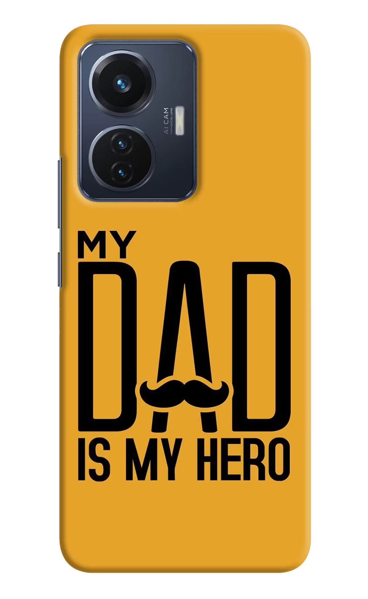 My Dad Is My Hero Vivo T1 44W Hard Case Back Cover by Casekaro