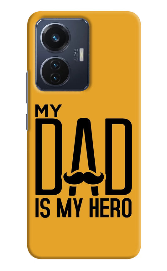 My Dad Is My Hero Vivo T1 44W Hard Case Back Cover by Casekaro