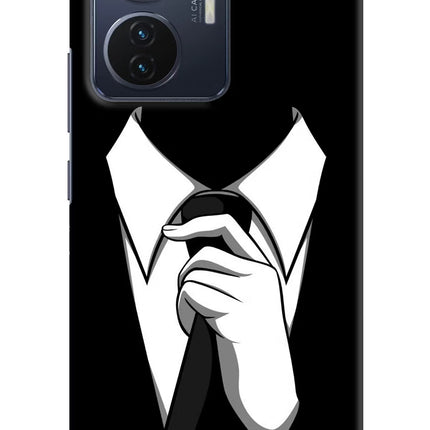 Black Tie Vivo T1 44W Hard Case Back Cover by Casekaro