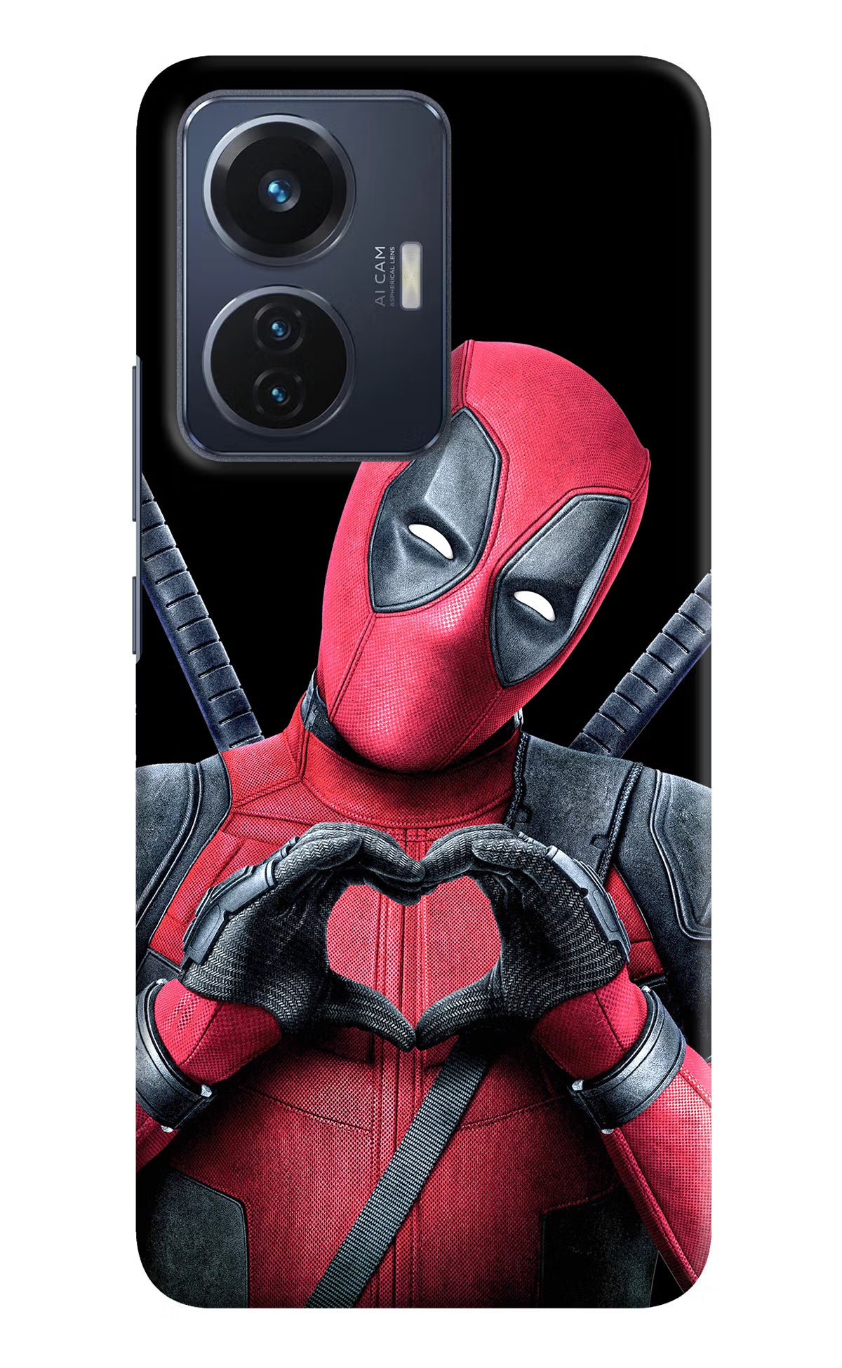 Deadpool Vivo T1 44W Hard Case Back Cover by Casekaro